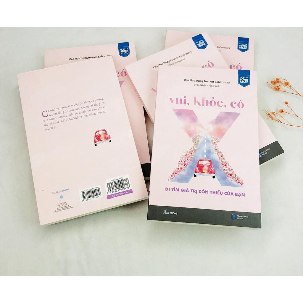 Sách - Vui, Khỏe, Có X – Đi Tìm Giá Trị Còn Thiếu Của Bạn