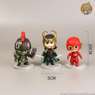 623  Mô hình hỗn hợp Chibi nhân vật Marvel & DC