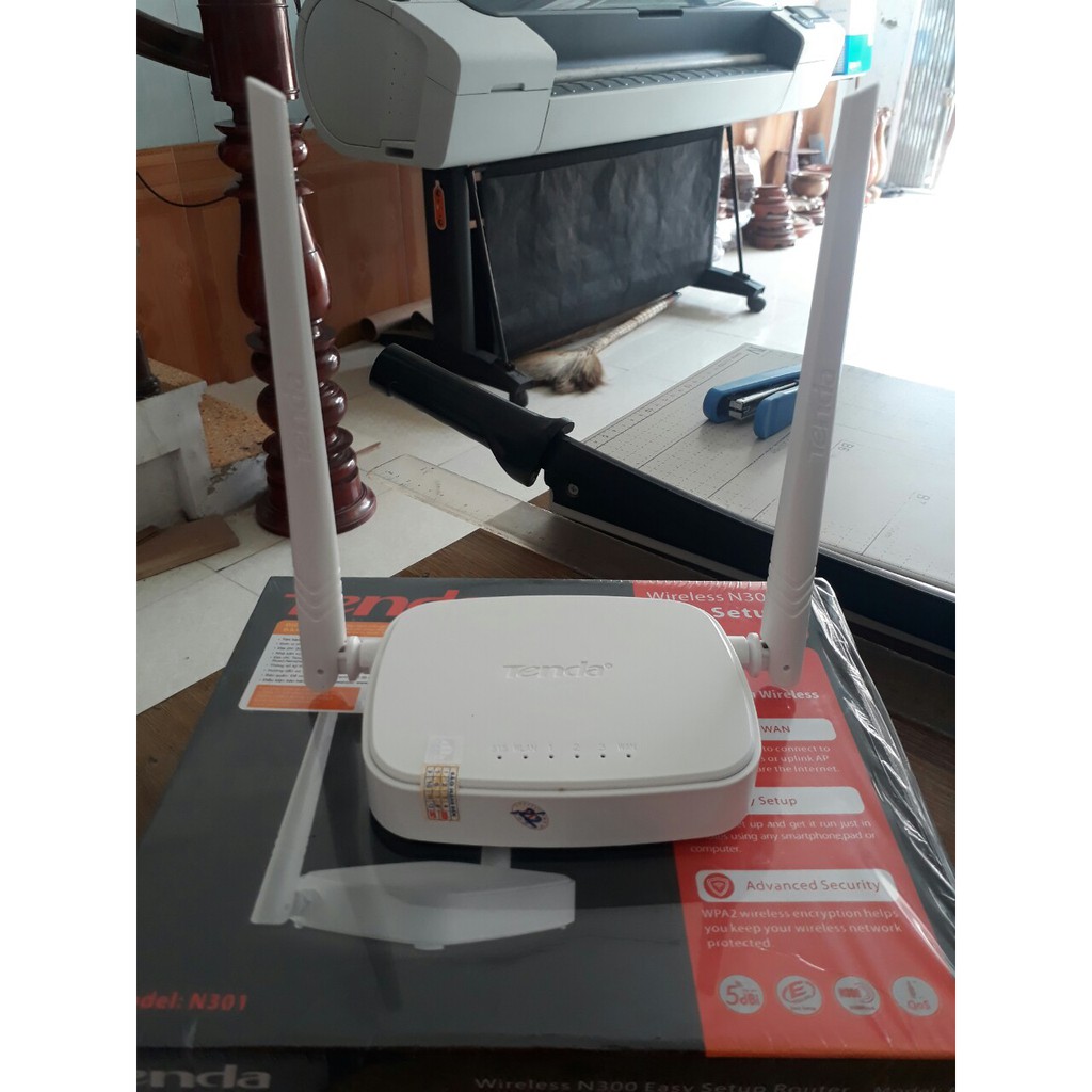 Bộ phát wifi Tenda N301 chính hãng