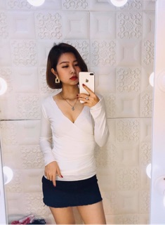 ÁO THUN CỔ ĐẮP CHÉO