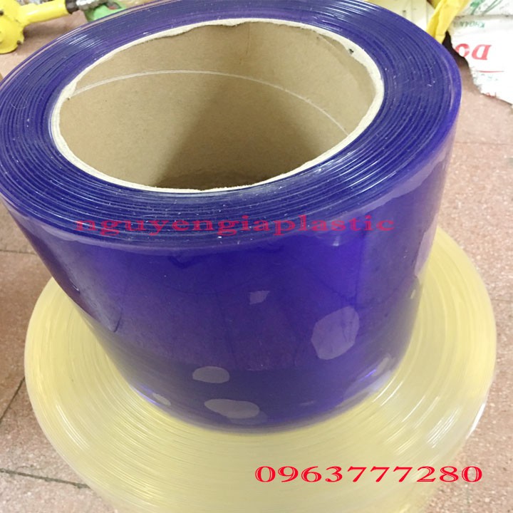 Nhựa PVC ngăn lạnh điều hòa xanh trong 2mm