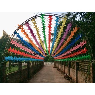 50c chong chóng nhựa 30cm cầm tay, dây treo