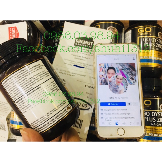 Tinh chất hàu Go Oyster Plus Zinc Go Healthy 120 viên Úc | BigBuy360 - bigbuy360.vn