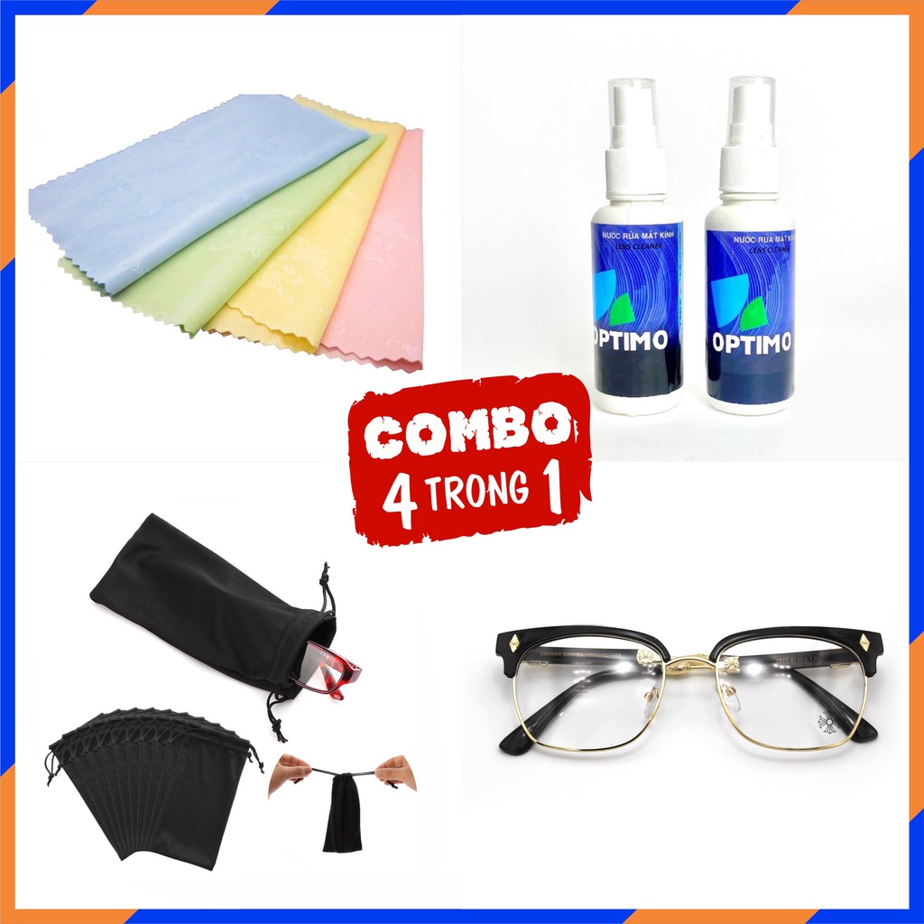 Kính CH thời trang nam nữ cao cấp [gọng kim loại vàng] | BigBuy360 - bigbuy360.vn