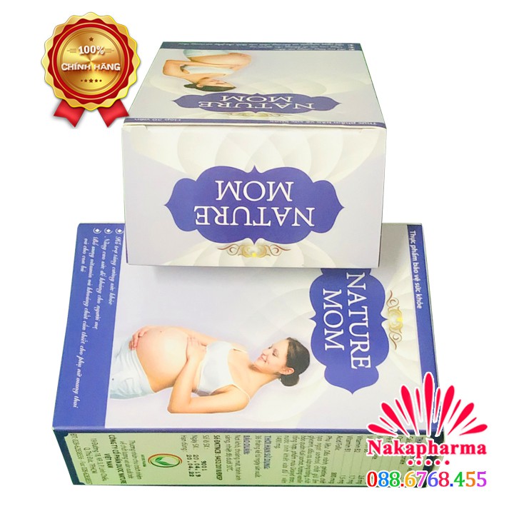 Viên uống Nature Mom – Bổ sung vitamin và khoáng chất, tăng cường sức đề kháng cho người mẹ, bà bầu mang thai cho con bú