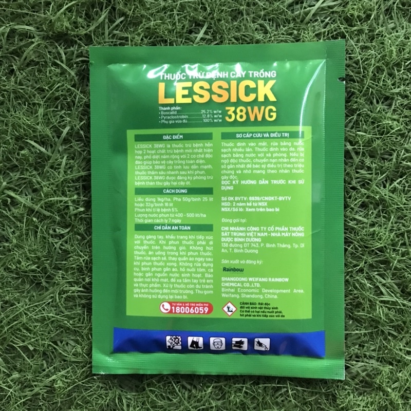 LESSICK 38WG 50gr - Chuyên thán thư, thối trái Ớt