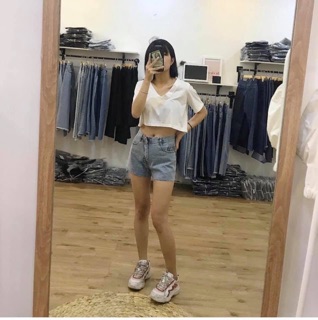 ÁO CROPTOP CỔ TIM
