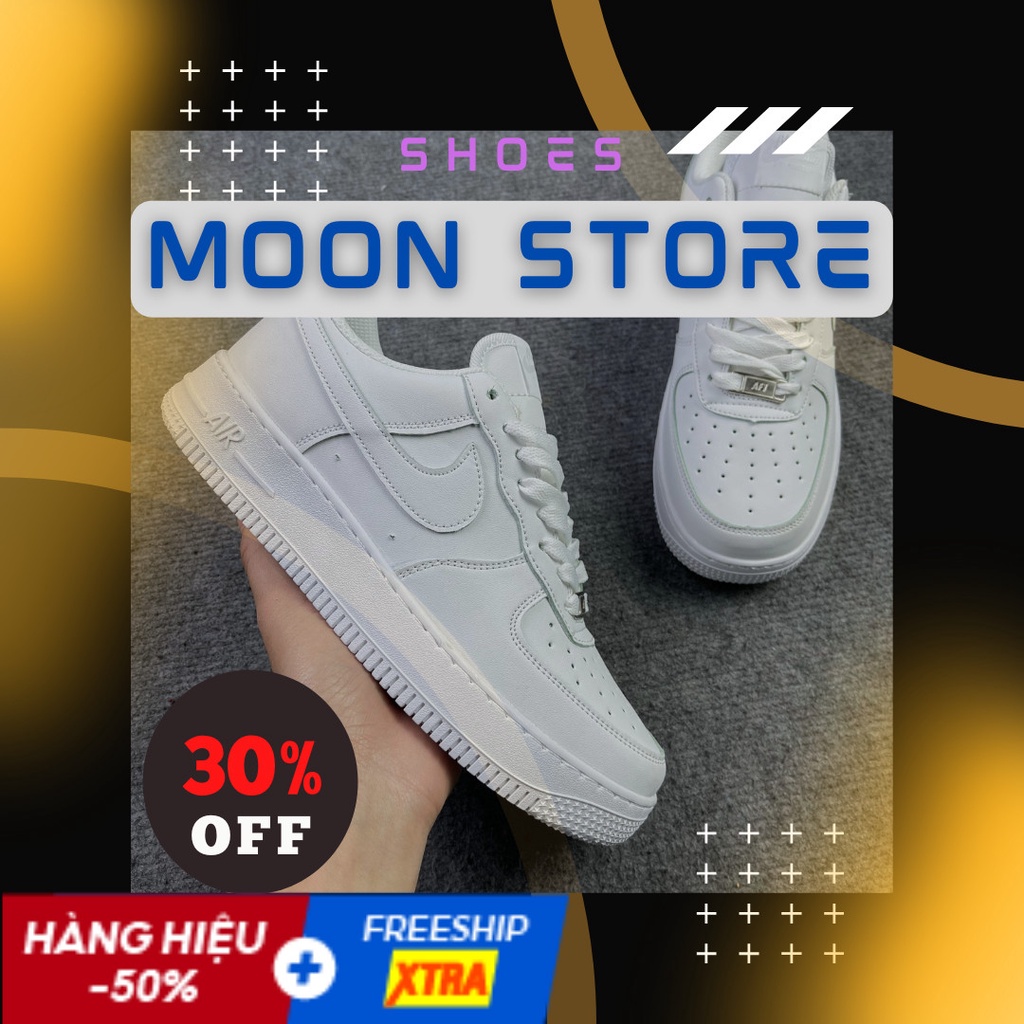 Giày Thể Thao,Sneaker Air Force 1 full trắng
