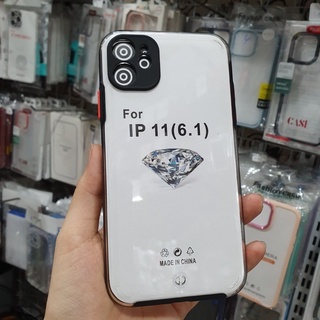 Ốp lưng IPhone 11 6.1inch ,Iphone 11promax,iphone 13promax,iphone 14promax viềng dẻo lưng nhựa trong kiểu kính(Ko ố màu)
