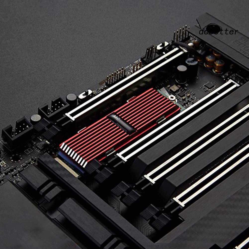 Bộ Đế Tản Nhiệt Cho Ổ Cứng Ssd M.2 Nvme Ssd Kèm Quạt Tản Nhiệt