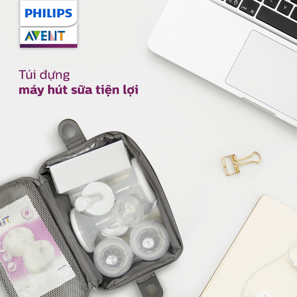 Máy Hút Sữa Điện Đôi Philips Avent Hoa Tuyết SCF303/01