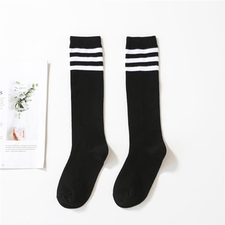Vớ bóng đá bằng cotton màu đen trắng thời trang