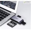 Đầu đọc thẻ đa năng USB 3.0 hỗ trợ SD/TF/CF/MS chính hãng Ugreen 50541 cao cấp - Hàng chính hãng