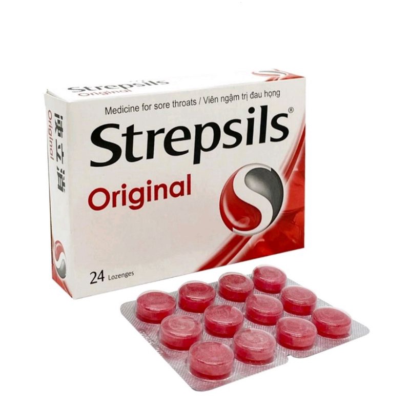 Kẹo ngậm ho Strepsils và Maxpro ⚡ Thái Lan ⚡ Hộp 24 viên Giúp kháng khuẩn, giảm đau họng cho trẻ em và người lớn