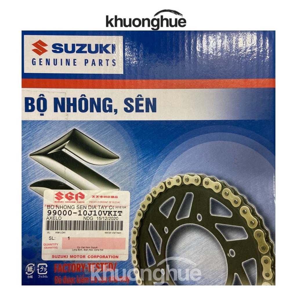 Bộ Nhông Sên Axelo Côn Tay Chính Hãng Suzuki