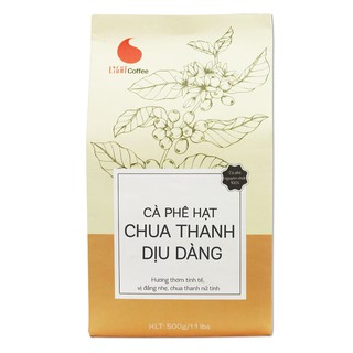 Cà phê nguyên chất 100%  Chua thanh dịu dàng - Vị đắng vừa - hương thơm lan tỏa -  Light Coffee - gói 500gr