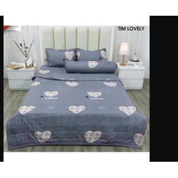 Combo chăn hè ga gối kèm vỏ gối ôm 5 món 1m6x2m-chọn mẫu ở bài đăng
