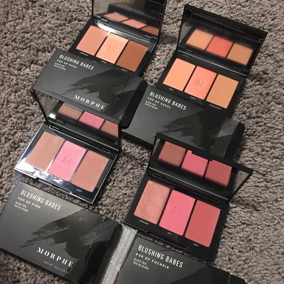 Bảng phấn má MORPHE BLUSHING BABES Bunny Beauty hàng đủ bill