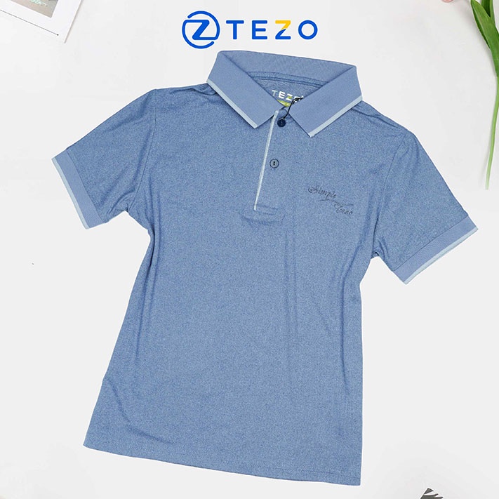Áo polo nữ màu MELANGE Tezo năng động trẻ trung 2203APCT20