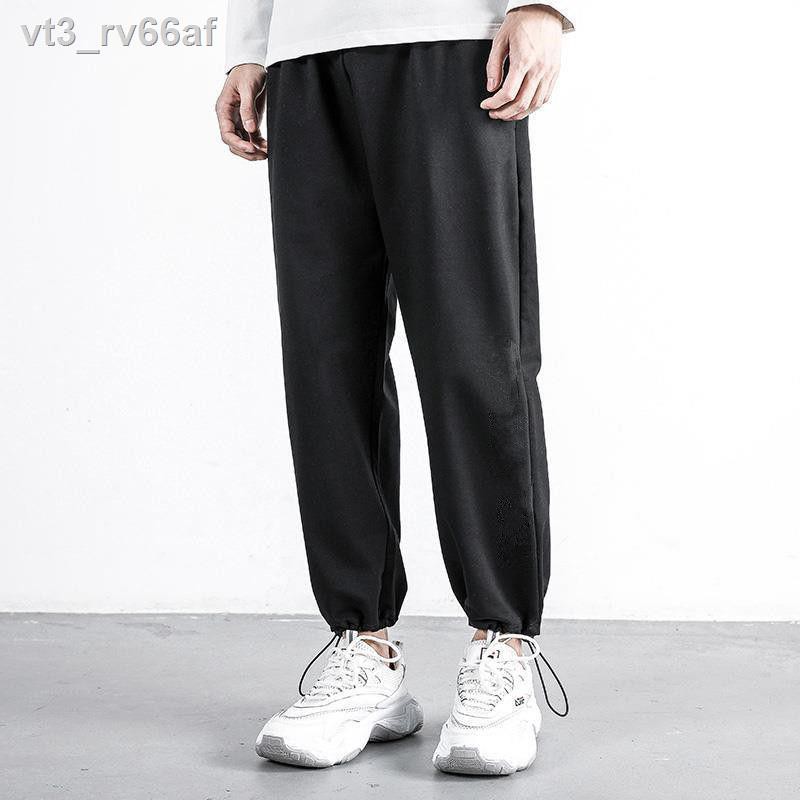 Quần thể thao nam mùa xuân và hè dài bóng rổ thẳng rộng rãi NBA dây rút có buộc chân Uncle Owen Drew Sweatpants