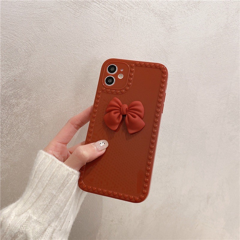 Ốp iphone gắn Nơ dành cho Iphone XS Max/11/11Pro Max/12Pro/12Pro Max | BigBuy360 - bigbuy360.vn