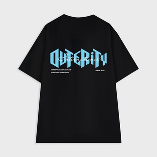 Áo thun nam nữ local brand unisex outerity sig 2 / đen - ort109 blk
