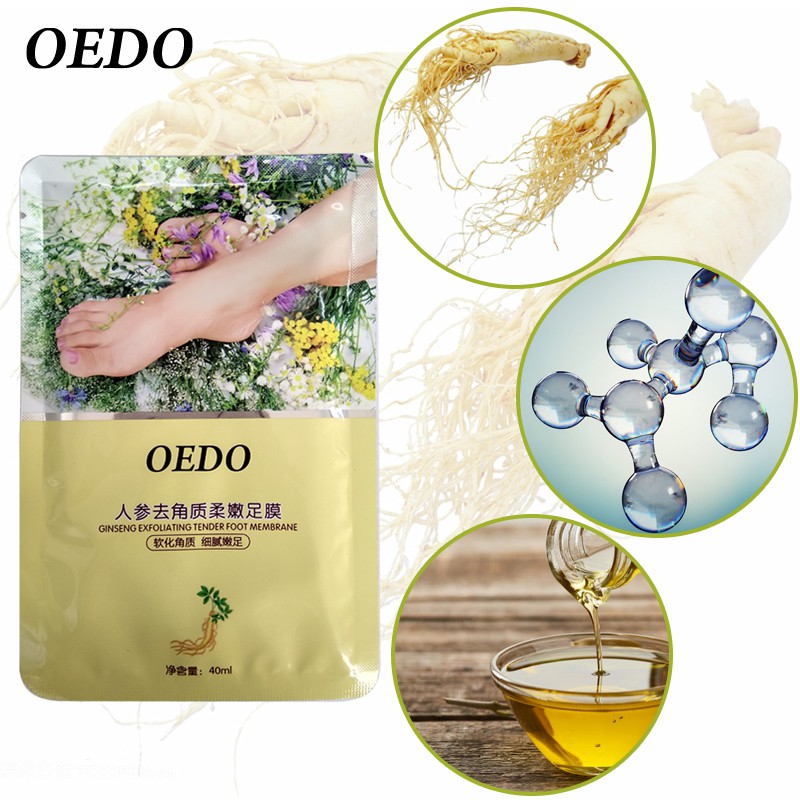 Bộ 6 mặt nạ chân OEDO chiết xuất nhân sâm tẩy tế bào chết làm trắng sáng da | BigBuy360 - bigbuy360.vn