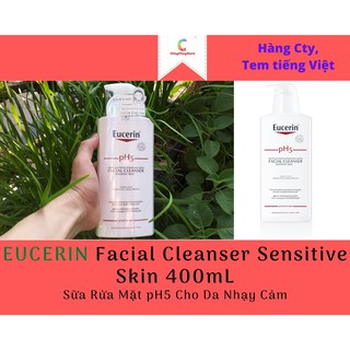 Sữa Rửa Mặt EUCERIN Facial Cleanser Sensitive Skin 400mL Cho Da Nhạy Cảm