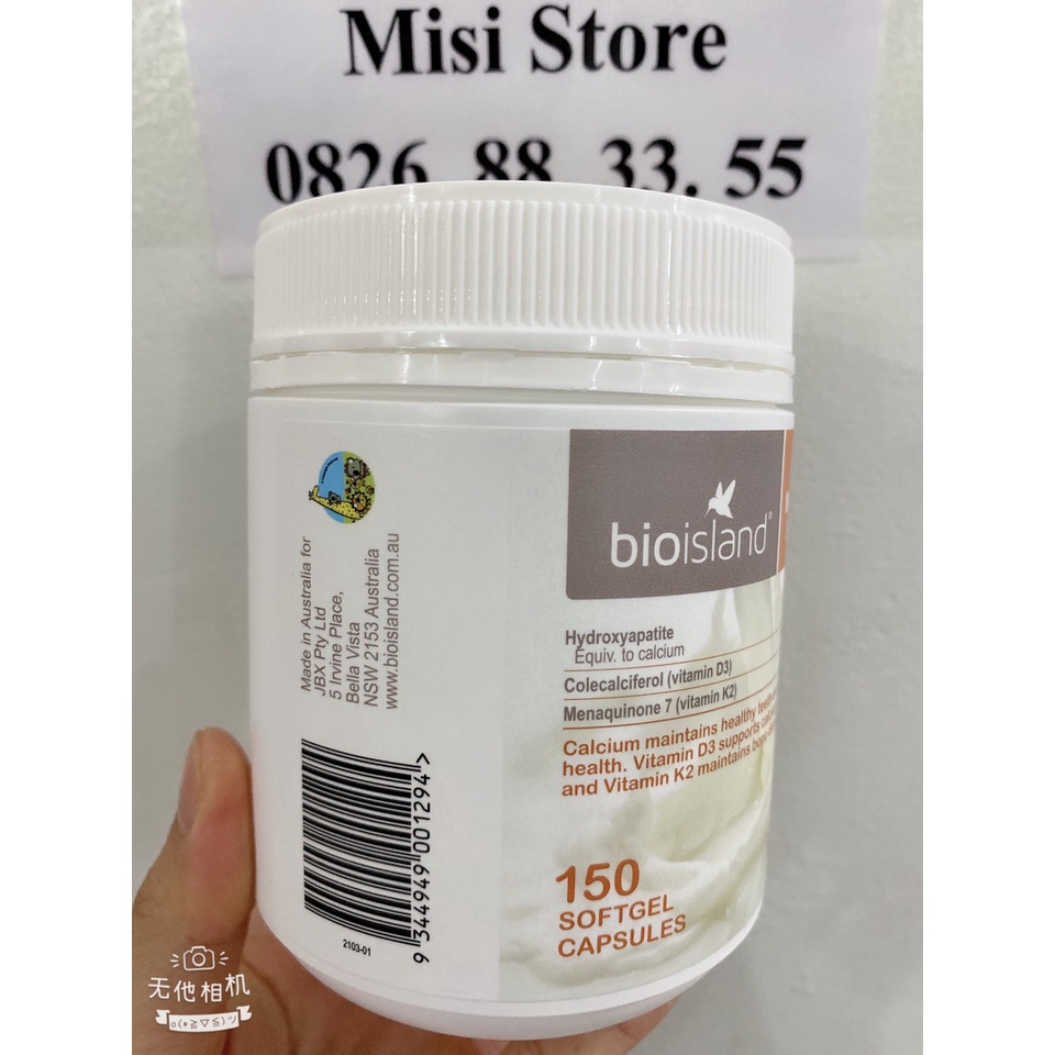 Viên Uống Bổ Sung Canxi Milk Calcium Bone Care Bio Island