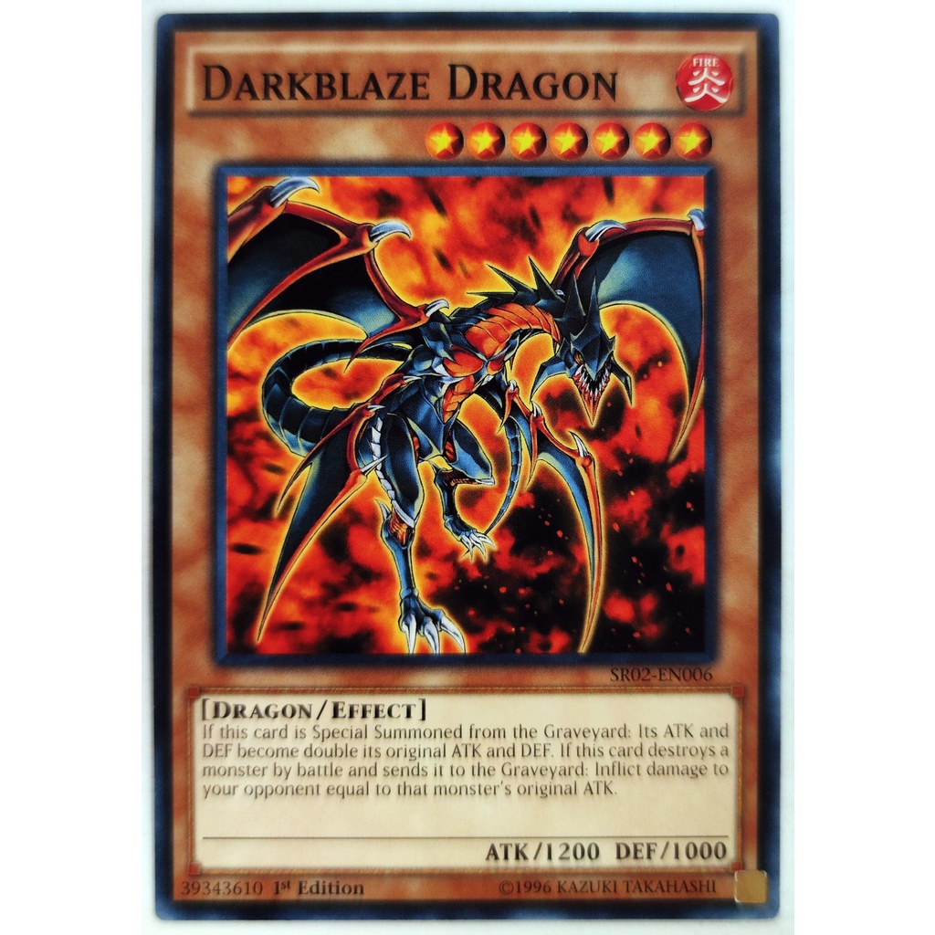 [Thẻ Yugioh] Darkblaze Dragon |EN| Common