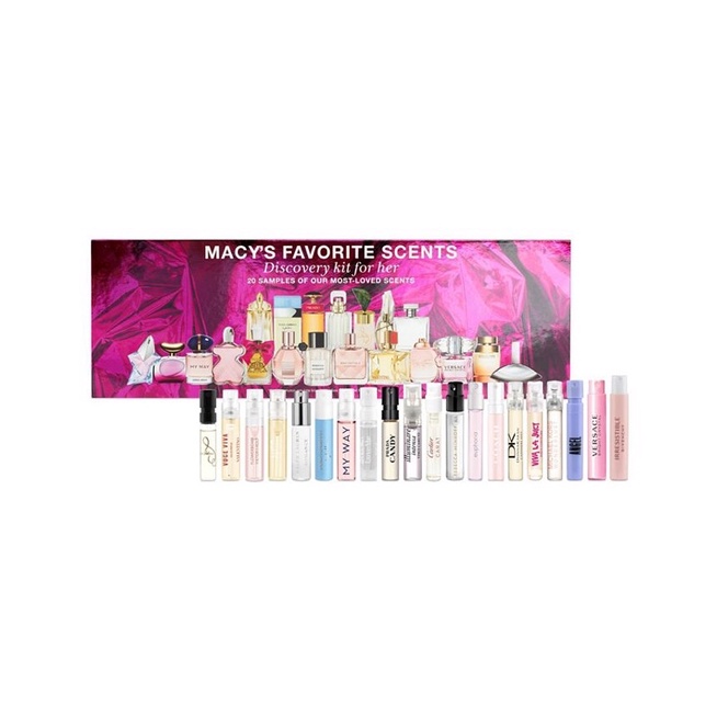 nước hoa MACY’S FAVORITE SCENTS 20 samples -20 mẫu thử