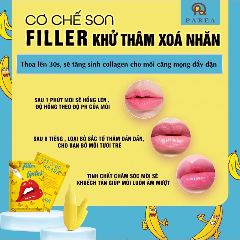 SON CHUỐI KHỬ THÂM MÔI FILLER COLLAGEN LIPSTICK | BigBuy360 - bigbuy360.vn