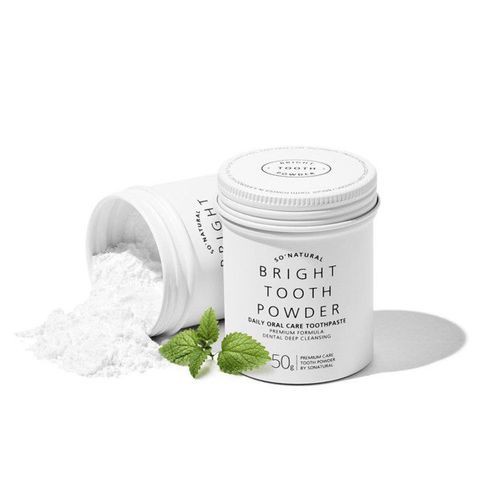 Bột trắng răng BRIGHT TOOTH POWDER SO'NATURAL - 50g