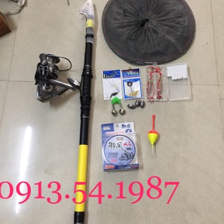 Bộ cần câu cá shimano 3.6m
