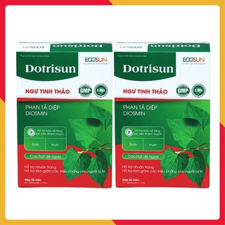 Combo 2 hộp viên uống Dotrisun – Tiêu trĩ nhuận tràng, hỗ trợ giảm các triệu chứng của bệnh trĩ, ngăn ngừa táo bón