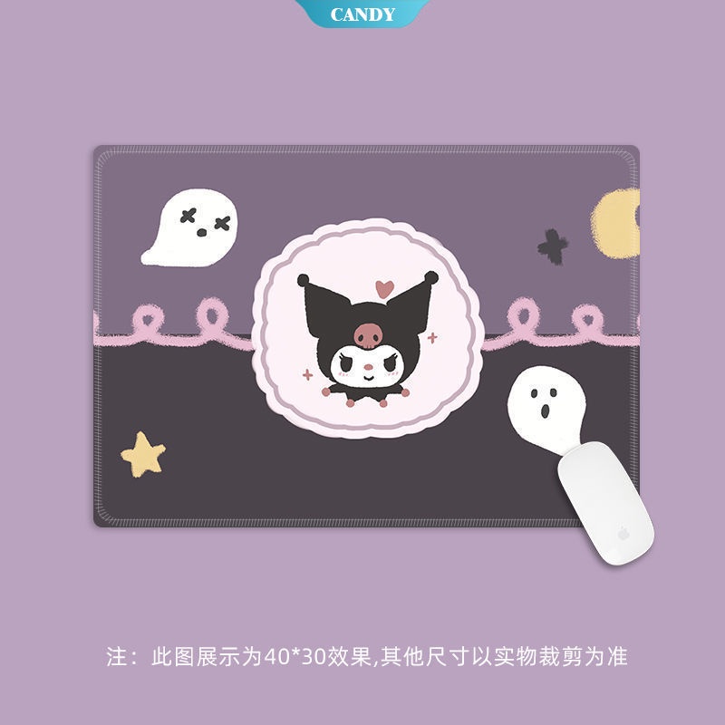 Tấm Lót Chuột Chống Trượt Họa Tiết Anime Kuromi Dành Cho Laptop/Máy Tính