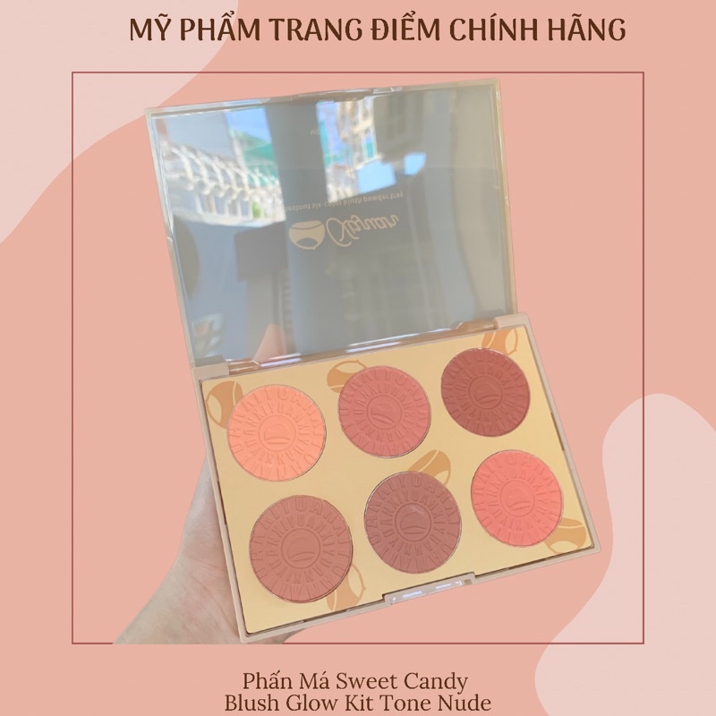 Phấn Má Hồng, Phấn Mắt Tone Nude Siêu Tây Makeup Natural Blush Trend Beauty | BigBuy360 - bigbuy360.vn