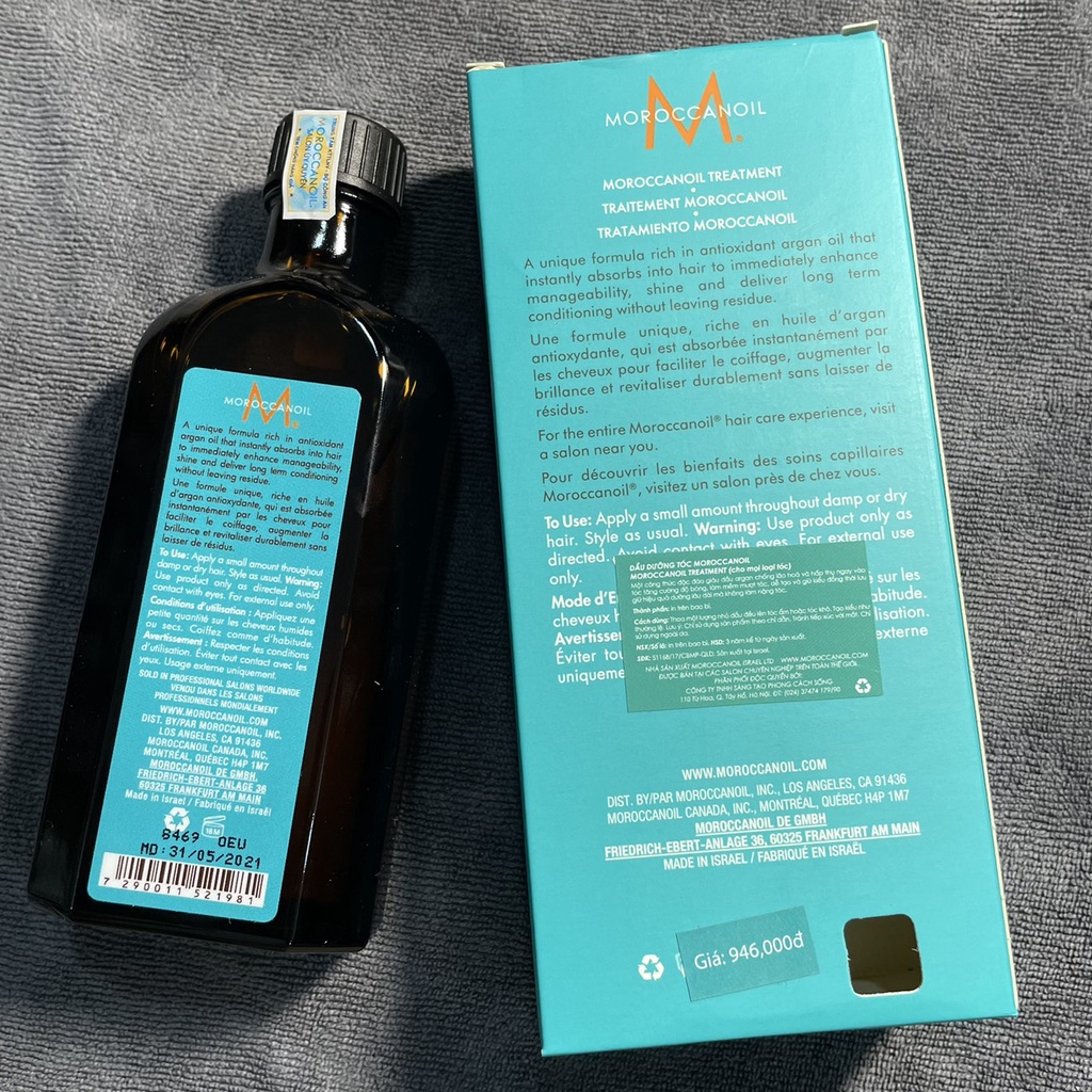 Tinh dầu dưỡng tóc cao cấp Moroccanoil Treatment Oil 125ml