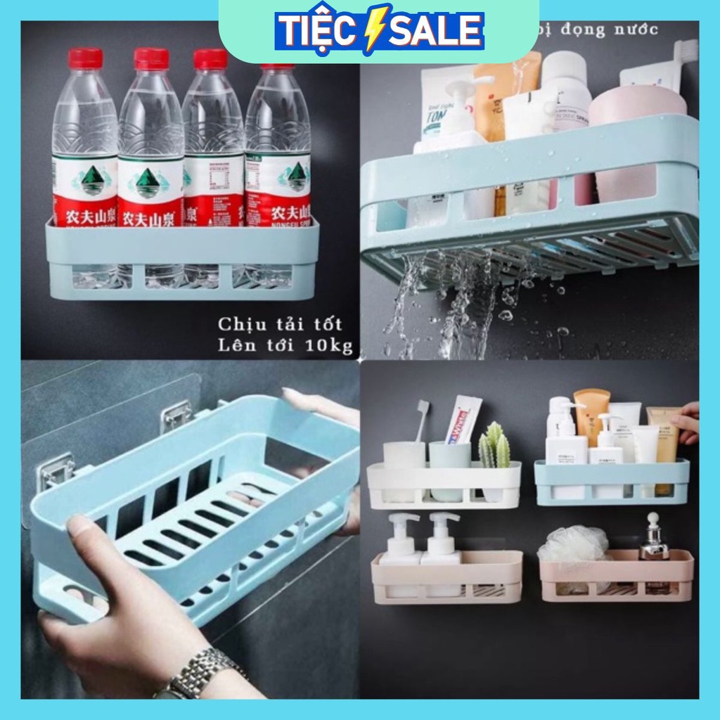 KỆ ĐƠN DÁN TƯỜNG ĐA NĂNG CHỮ NHẬT SIÊU CHẮC TIỆN ÍCH
