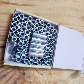 100 nở tắc kê sắt đóng bắn thanh ren 6mmx 25mm