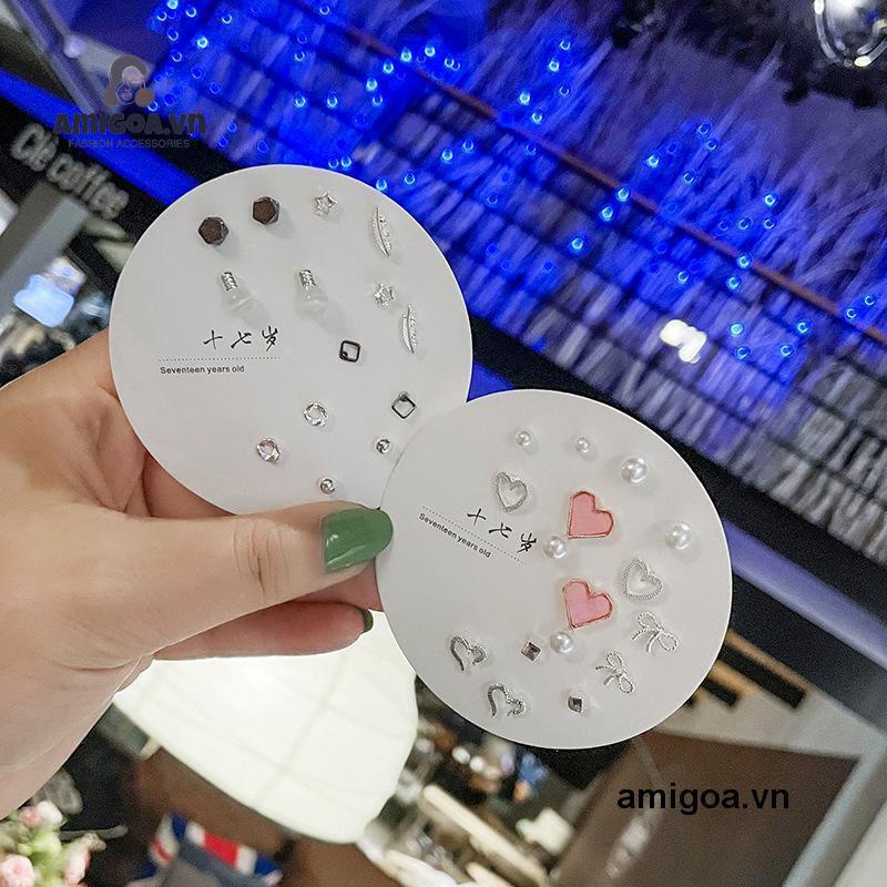 ✨✨Bông Tai Thời Trang Đơn Giản Tinh Tế Dùng Được Trong Một Tuần Cho Nữ