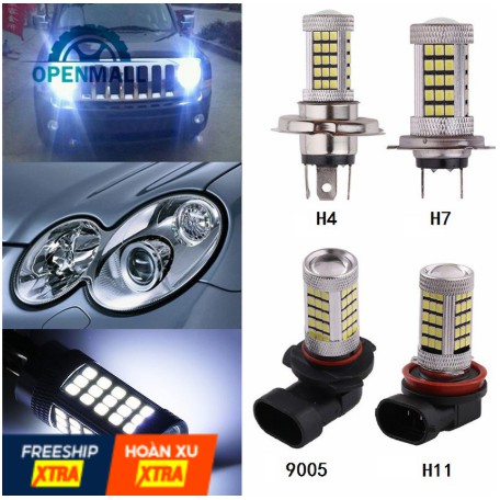 Bóng Đèn Led gầm cản trước Demi Đờ mi chân H11 H7 cho xe hơi ô tô siêu tiết kiệm Toyota Innova Vios Honda City Sương mù