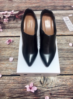 Bốt dẫm gót da mềm cao 8cm