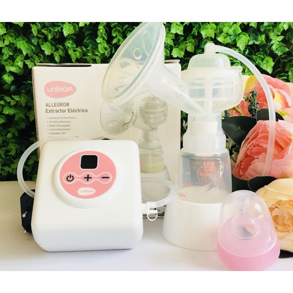 Máy hút sữa bằng điện Unimom Allegro BPA free UM880106 (có mátxa silicon)