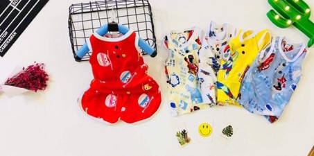 Combo 2 Bộ Ba Lỗ lanh lụa cho bé trai
