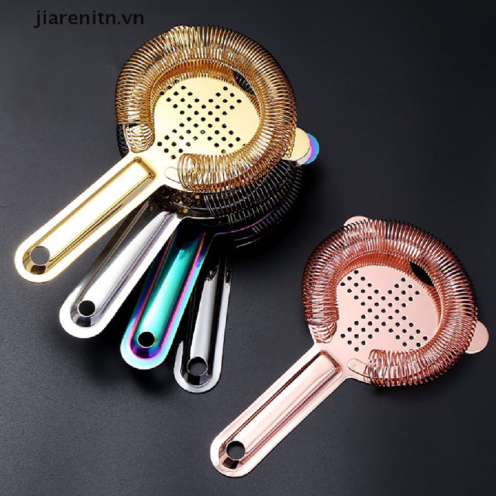 Jiarenitn Bar Strainer Cocktail Strainer Bar Sprung Cocktail Shaker Mixed Drink Tools vn