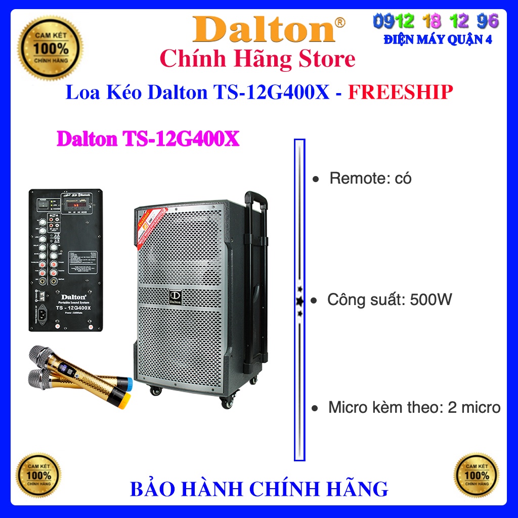 Loa kéo Dalton TS-12G400X