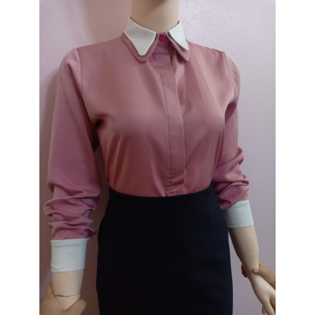 Áo kiểu nữ lụa ngọc trai