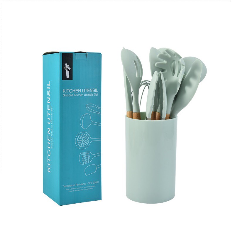 Set of 11 dụng cụ nấu ăn Silicone Kitchenware