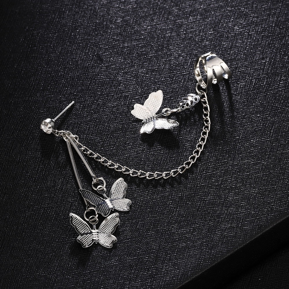 Khuyên kẹp tai hình bướm phong cách cá tính thời trang cho nữ